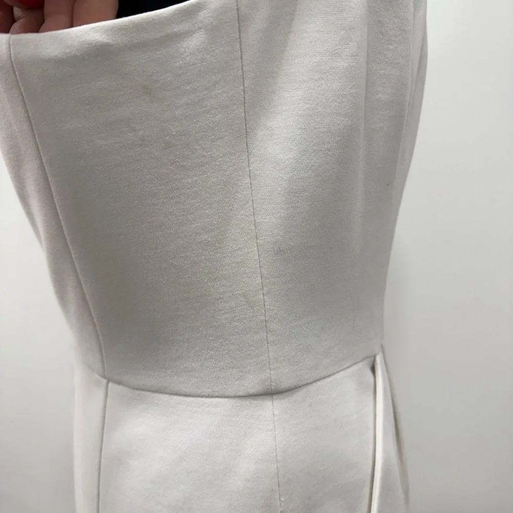 Milly Ivory and White Dress - Picture 5 of 6